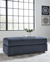 Tampa Furniture Outlet Lutz - Ashley Furniture - Albar Place Living Room - Oversized Accent Ottoman / Cobalt - 9530208